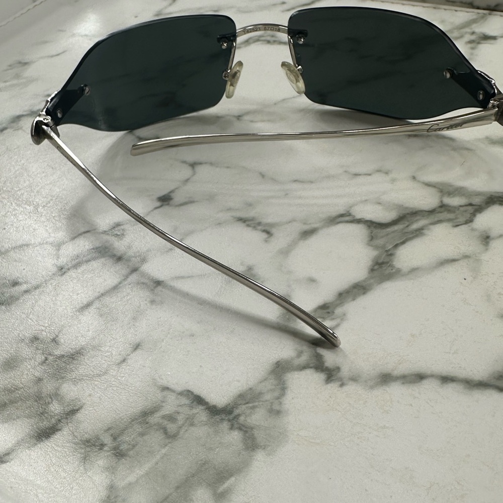 COPY - Cartier silver sunglasses
